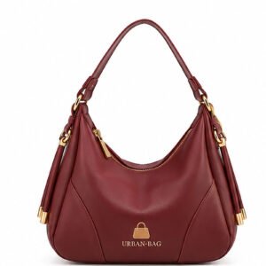 Urban Bag Burgundy Hobo Shoulder Bag